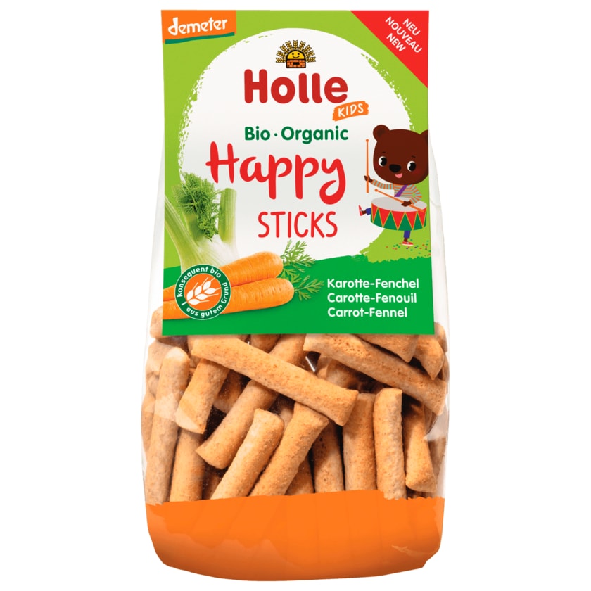 Holle Happy Sticks Bio Karotte-Fenchel 100g